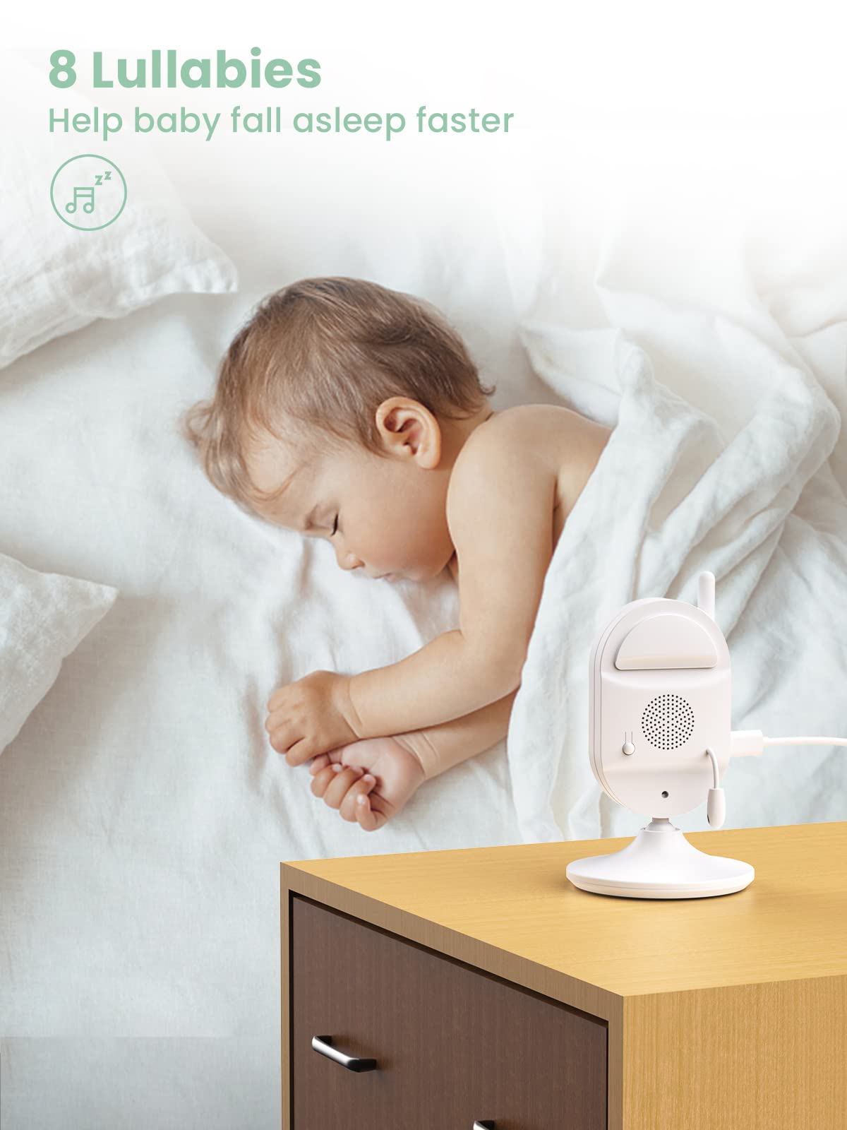 yoton yb01 baby monitor 8 lullabies