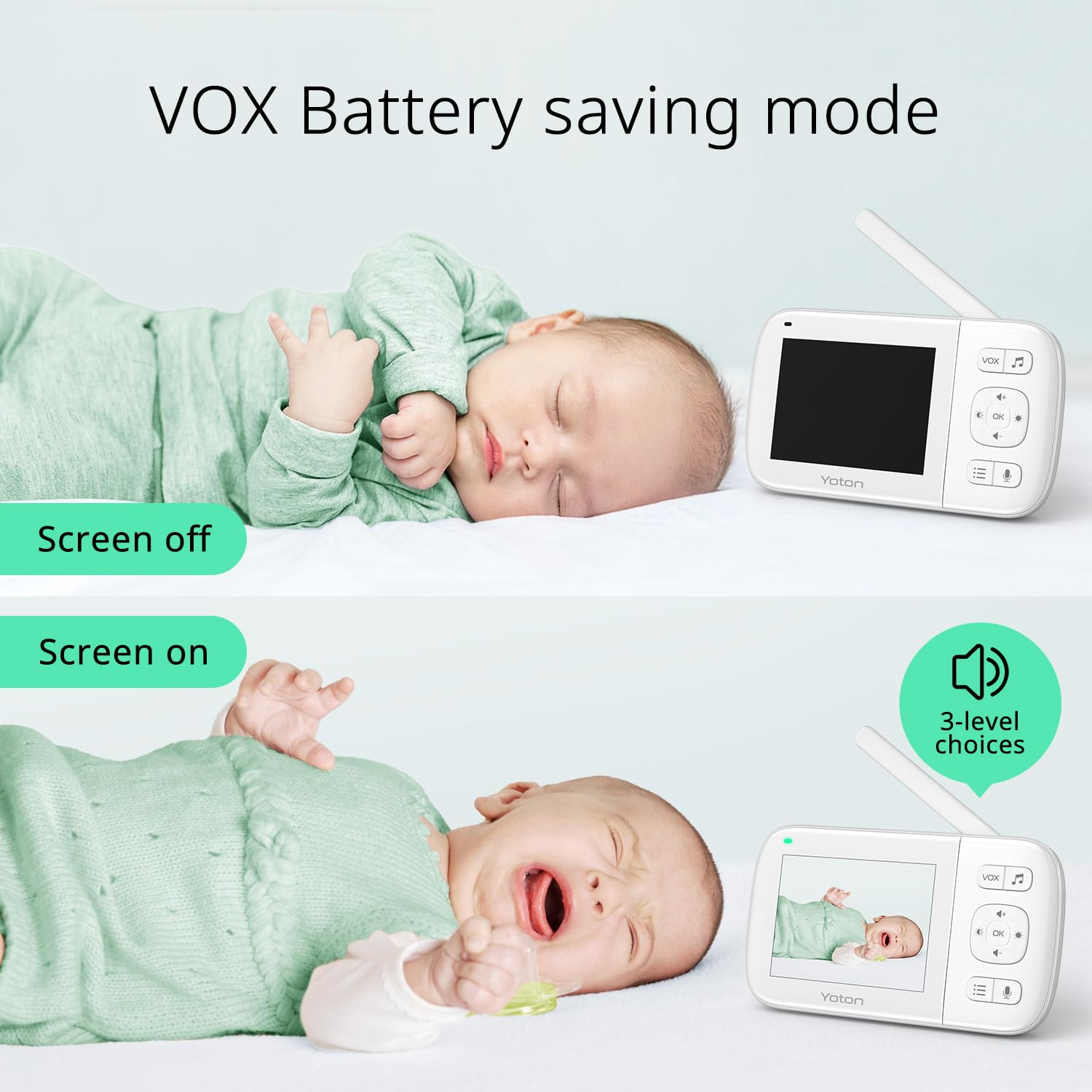 Yoton Babay Monitor YM05 vox battery saving mode